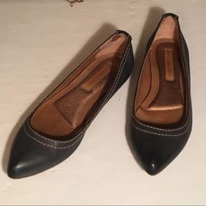 Blue Gray Calvin Klein Flats